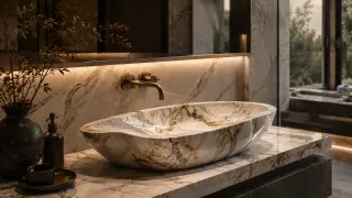 Özel Tasarım Lavabo Hizmeti — Foto Galeri — Taş Craft