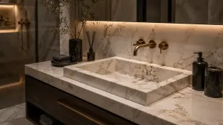 Mermer Lavabo Hizmeti — Foto Galeri — Taş Craft